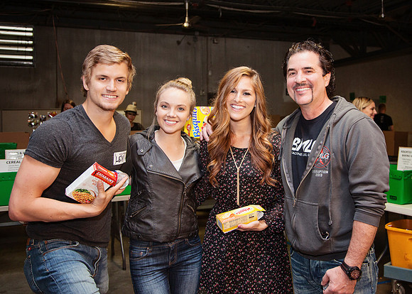 Levi Hummon, Danielle Bradbery, Cassadee Pope, and Scott Borchetta